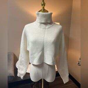 House of Harlow 1960 Cream Turtleneck Sweater